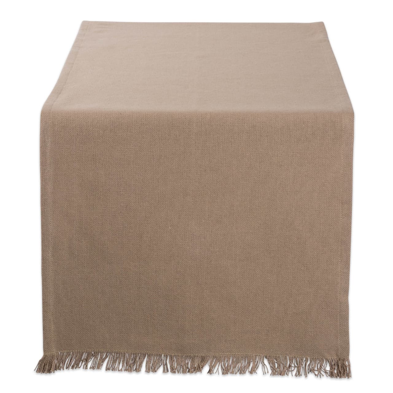 DII® 108" Solid Heavyweight Fringed Table Runner